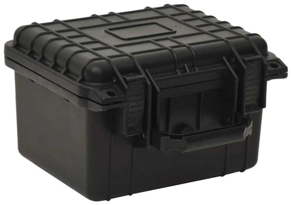 vidaXL Θήκη Πτήσης Φορητή Μαύρη 27 x 25 x 18 εκ. από Πολυπροπυλένιο