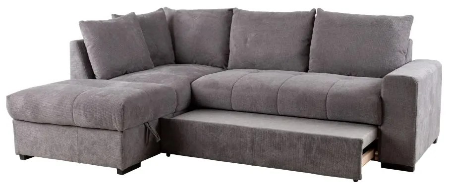 BILL ΚΑΝΑΠΕΣ ΚΡΕΒΑΤΙ ΓΩΝΙΑ ΑΡΙΣΤΕΡΗ STONE 241x173x94 - 70-0414