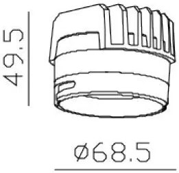 Led module Viokef Top-Spot-Λευκό