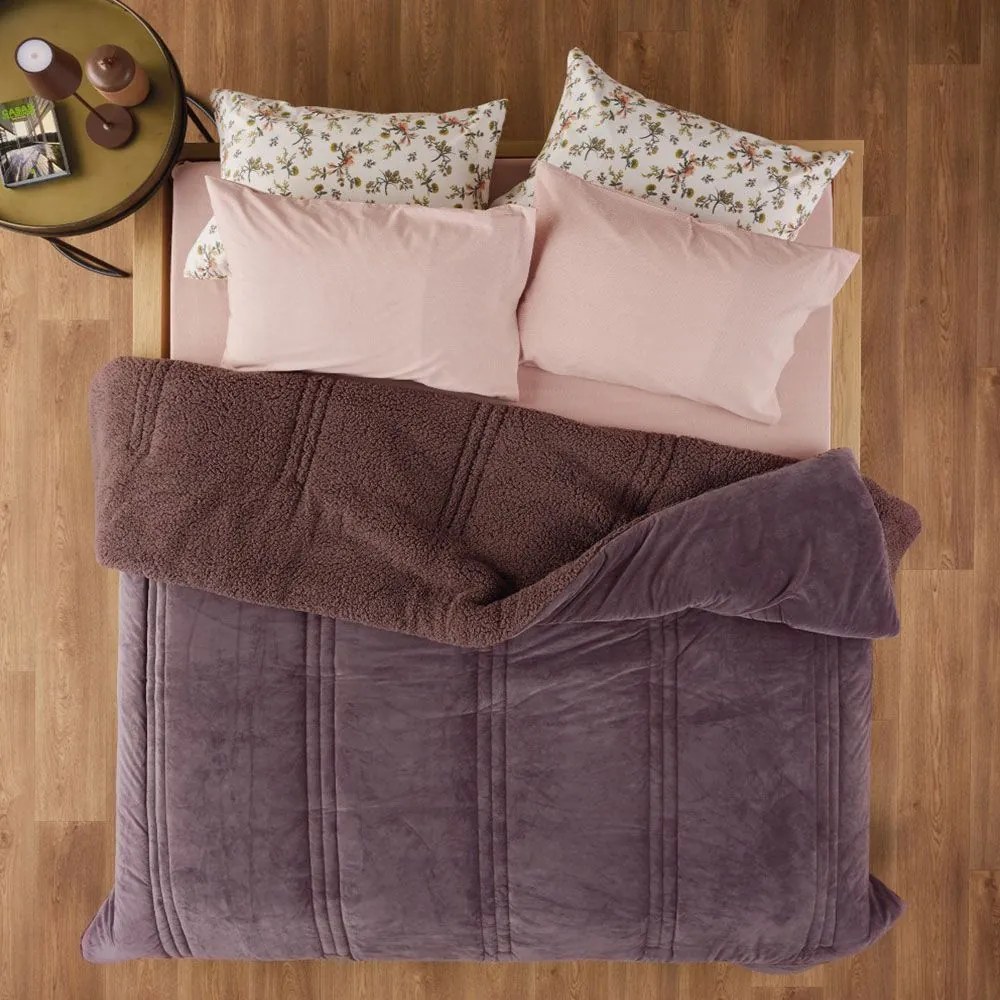 Κουβερτοπάπλωμα Notturno 42 Plum Kentia King Size 260x240cm Πολυέστερ