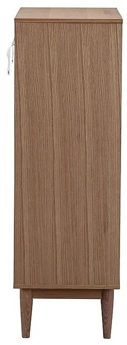 Ντουλάπι Riverton 733, Καφέ, 121x80cm, Ο αριθμός των θυρών: 240cm, Βιβλιοθήκες, Ραττάν, Ινοσανίδες μέσης πυκνότητας | Epipla1.gr