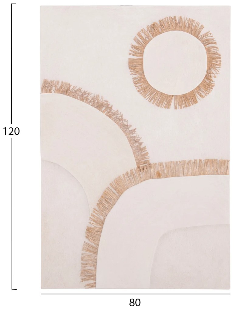 ΠΙΝΑΚΑΣ ΟΡΘΟΓΩΝΙΟΣ ΣΕΙΡΑ SANTORINI HM4531 MDF ΥΠΟΛΕΥΚΟ-ΔΙΑΚΟΣΜΗΣΗ ΜΠΕΖ 80x4,5(πάχος)x120Υεκ. (1 Τεμμάχια)