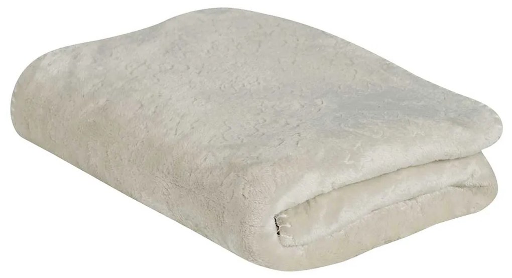Κουβέρτα Fleece Αγκαλιάς (75x100) Das Home Relax 4906 Ecru
