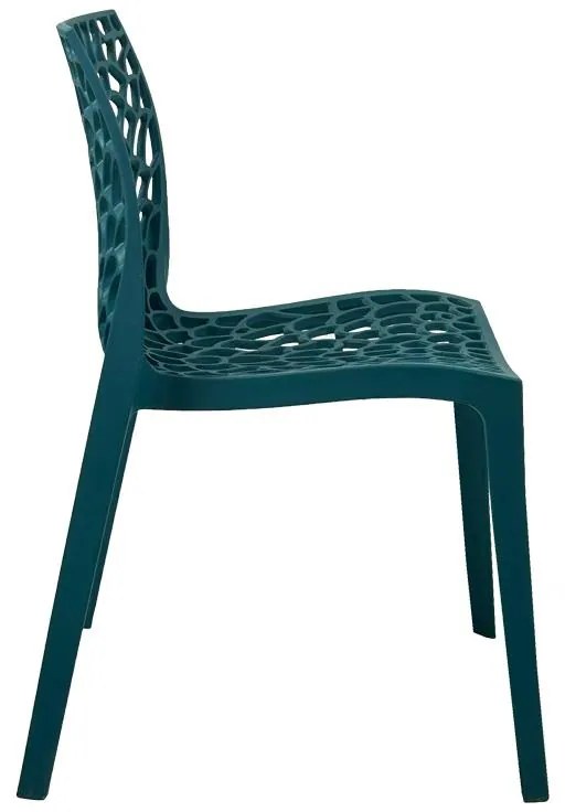 Καρέκλα Hush στοιβαζόμενη pp μπλε 50x57x81 εκ. 50x57x81 εκ.
