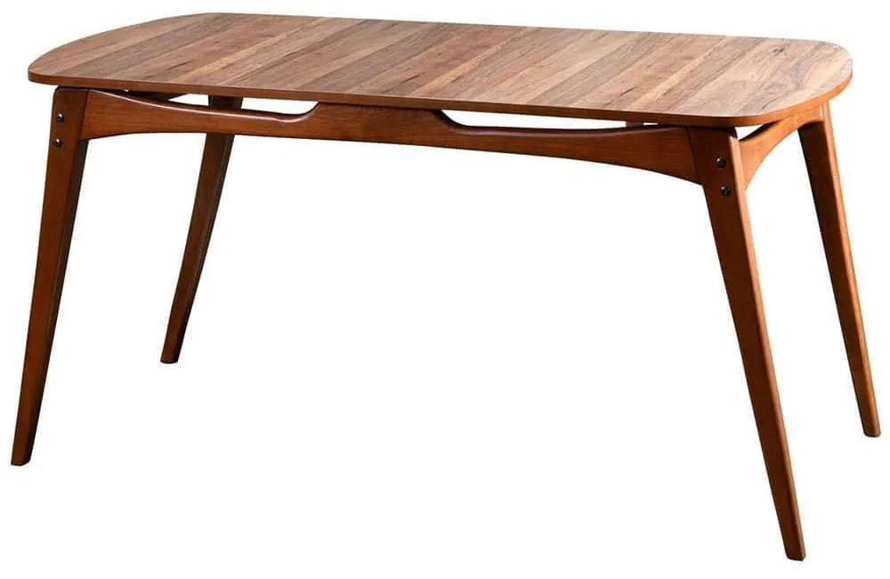 Τραπέζι Touch 998VOW1706 160x80x75cm Walnut Ξύλο,Μελαμίνη