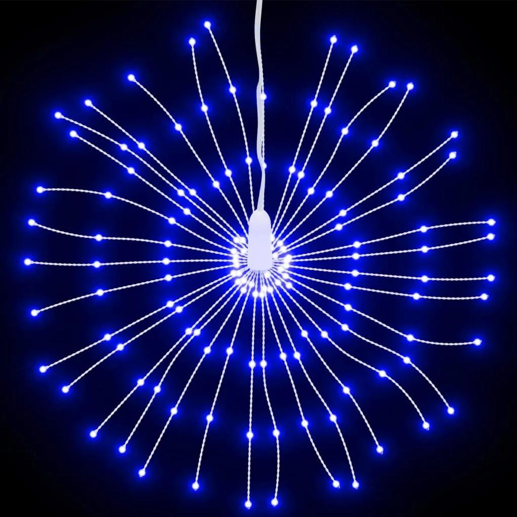 vidaXL Φωτάκια Χριστουγεννιάτικα 4 Τεμ. 140 LED Μπλε 17 εκ.