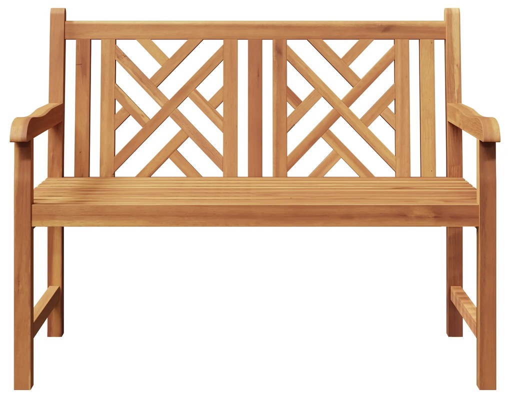 vidaXL Παγκάκι κήπου Καφέ 228 x 60 x 90 εκ Μασίφ ξύλο teak
