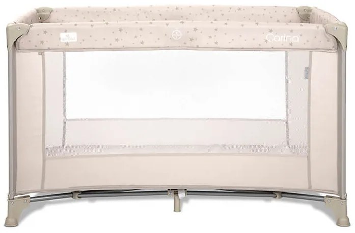 Παρκοκρέβατο  Carina 1 Layer Beige Stars 10080662417 Lorelli