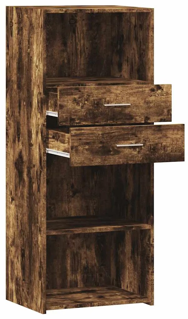 vidaXL Ντουλάπα Καπνιστή Δρυς 50x42,5x124 εκ. από Επεξεργασμένο Ξύλο
