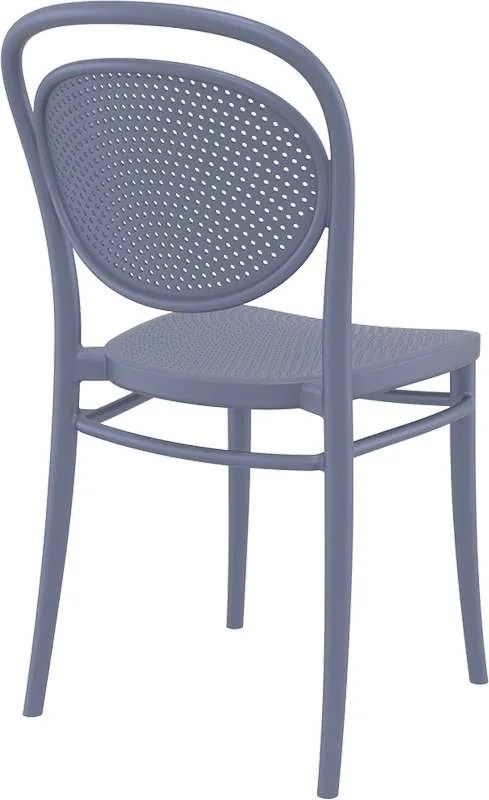 ΚΑΡΕΚΛΑ ΠΟΛ/ΝΙΟΥ ΜΑΡΣΕΛ DARK GREY 45Χ52Χ85εκ.