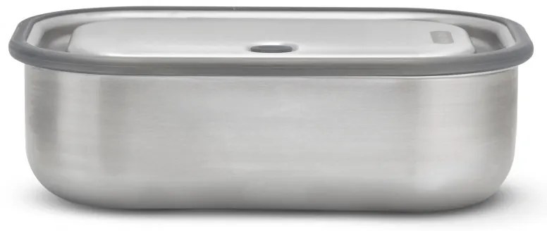 Κουτί φαγητού Black+Blum BAM-SS-L018, 1 l, ορθογώνιο, ασφαλές για φούρνο, χωρίς BPA, ανοξείδωτο ατσάλι, γκρι