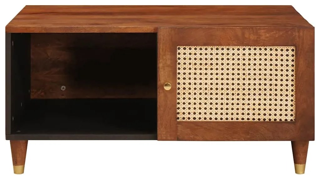 vidaXL Τραπεζάκι σαλονιού 80 x 50 x 40 cm Στερεό ξύλο μάνγκο