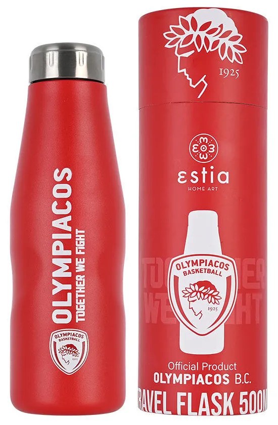 Μπουκάλι Θερμός  Travel Flask OLYMPIAKOS BC EDITION  500ml