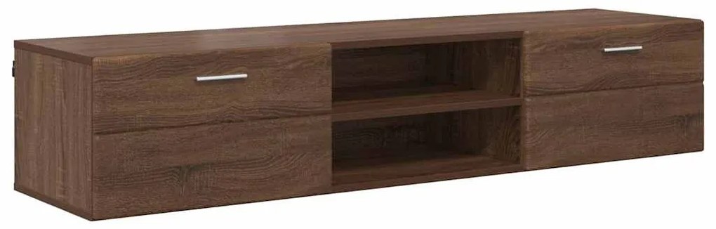 vidaXL Ντουλάπι TV Καφέ δρυς 150 x 39 x 30 εκ Επεξεργασμένο ξύλο