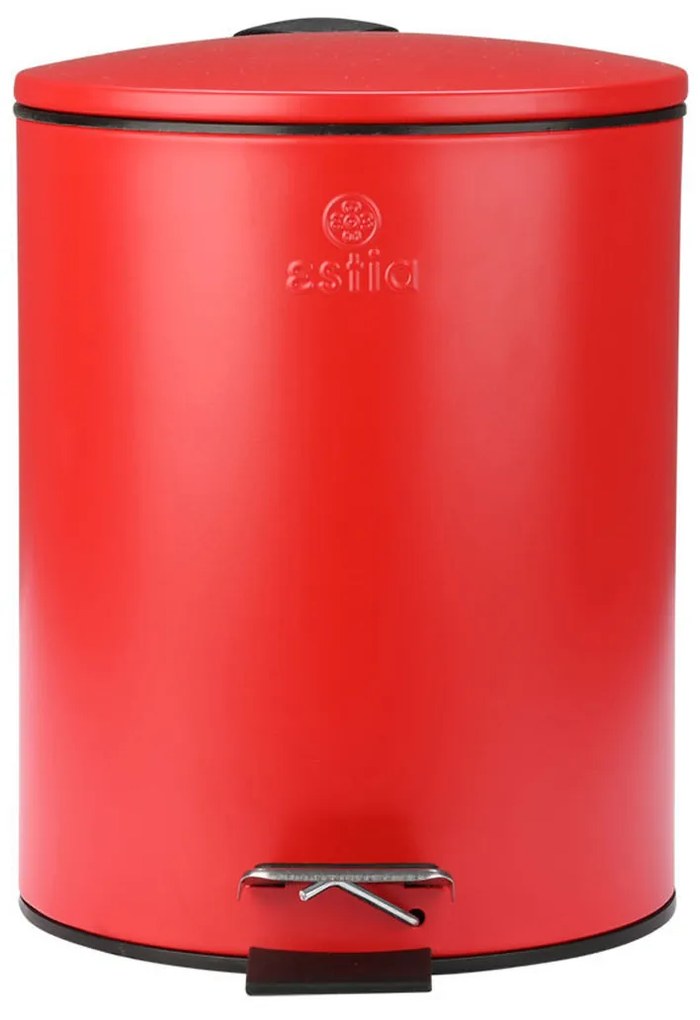 Κάδος Απορριμμάτων Μπάνιου (Φ20x28) Estia 5lt Classic Red Matt 02-21962