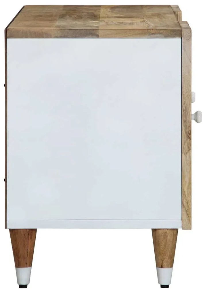 ντουλάπι τηλεόρασης vidaXL 105x33,5x46 cm μασίφ ξύλο Mango