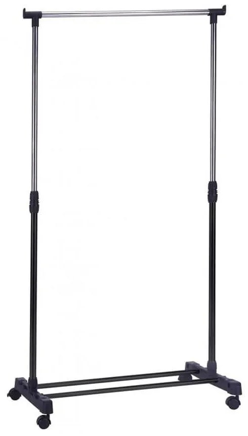 Καλόγερος - Κρεμάστρα 788781 75x42x80-155cm Black Ankor Metal