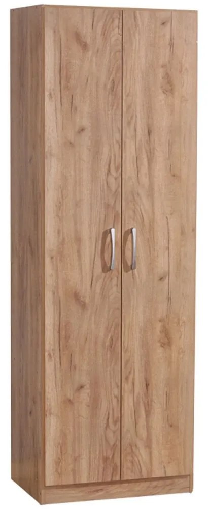 Ντουλάπα Δίφυλλη Jonar 60x42x180cm Oak Δίφυλλη
