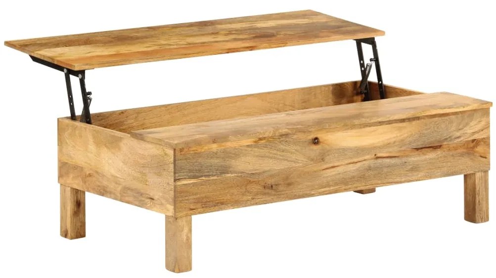 vidaXL Τραπεζάκι Σαλονιού 110 x 55 x 35 εκ. από Μασίφ Ξύλο Μάνγκο