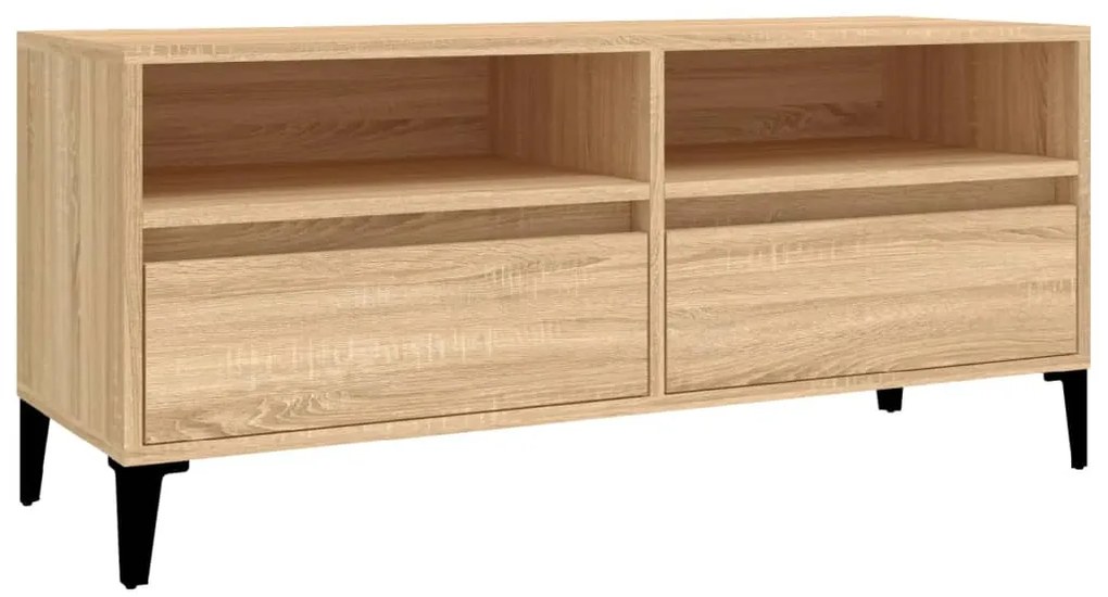 vidaXL Έπιπλο Τηλεόρασης Sonoma Δρυς 100 x 34,5 x 44,5 εκ. Επεξ. Ξύλο