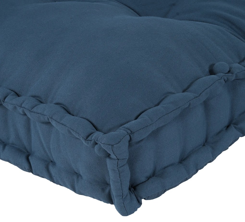 vidaXL Μαξιλάρι Καναπέ Παλέτας 3 pcs Ινδικο Κανονικός Βαμβάκι