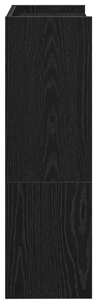 Ράφι παπουτσιών Μαύρο 60x25x81 cm Κατασκευασμένο ξύλο - Μαύρο