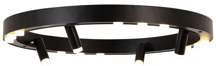 Φωτιστικό Πλαφονιέρα LED Aca Magneto JNBC48LED65BK Black
