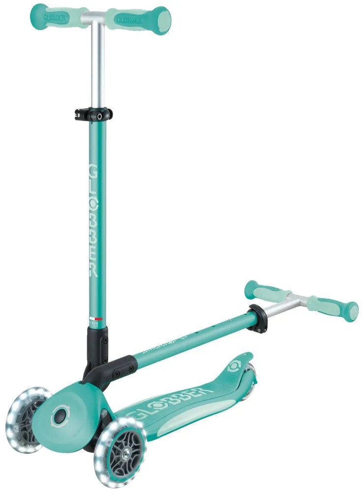 Globber Scooter Go.Up Deluxe Fantasy Lights Dark Mint