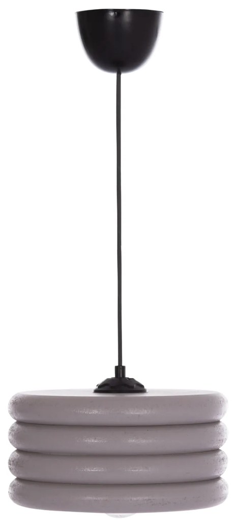 ΦΩΤΙΣΤΙΚΟ ΟΡΟΦΗΣ ΚΡΕΜΑΣΤΟ ΑΠΟ ΞΥΛΟ ΓΚΡΙ HM7655.04 Φ23x57 εκ.