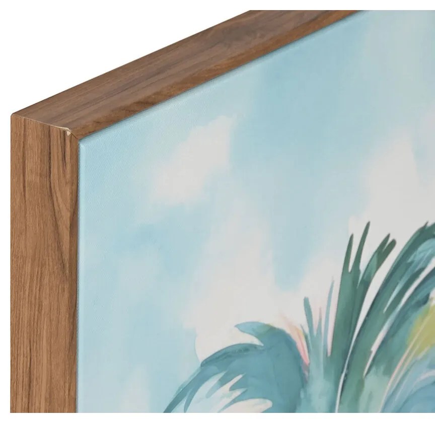 Καμβάς Home ESPRIT πολυστερίνη Καμβάς 80 x 3,5 x 80 cm