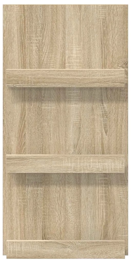 vidaXL Ράφι Περιοδικών Δρύς Sonoma 51 x 11 x 102 εκ Επεξεργασμένο ξύλο