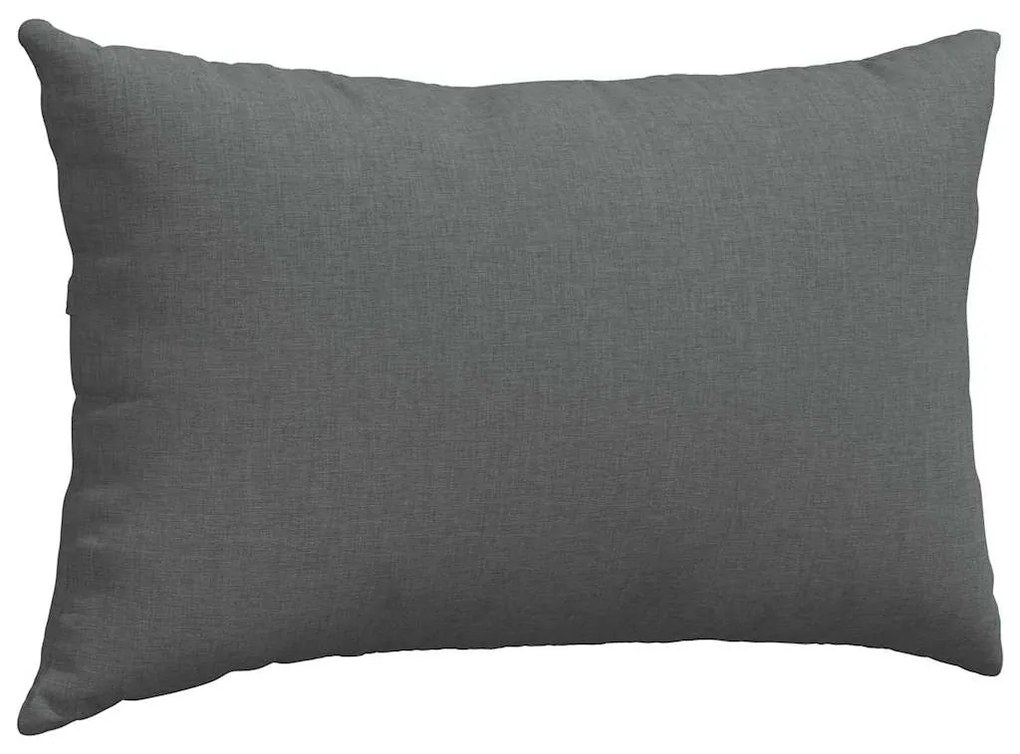 vidaXL Μαξιλάρι Καναπέ 2 pcs Σκούρο Γκρι 50 x 30 cm ύφασμα