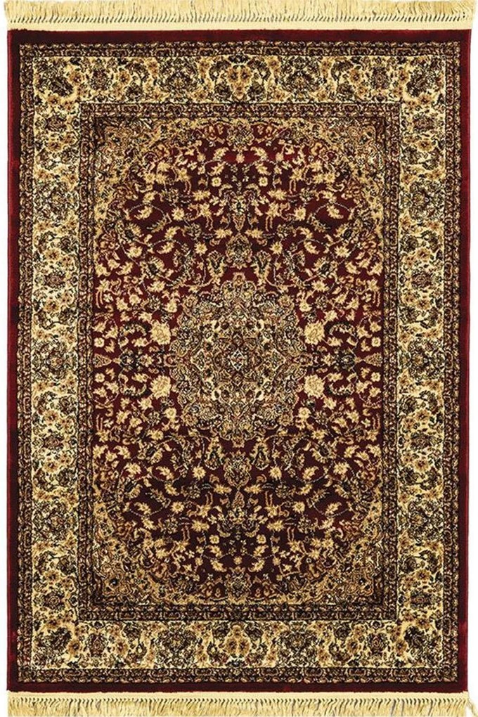 Σετ Χαλιά Κρεβατοκάμαρας 3Τμχ. Persia 5649 Burgundy Με Κρόσσι New Plan ΣΕΤ (2 67x140 &amp; 67x200) Heatset