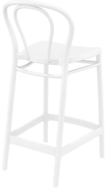 ΣΚΑΜΠΟ ΒΙΚΤΟΡ 65εκ.WHITE ΠΟΛ/ΝΙΟΥ 44X50X96εκ. 44X50X96εκ. (Σετ 4 ΤΕΜ)