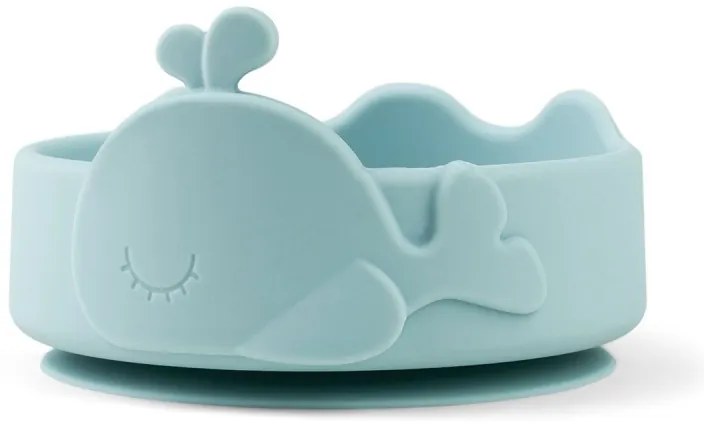 Μπωλ με Κουταλάκι Σιλικόνης Done by Deer Wally Blue