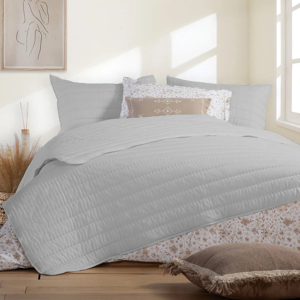 Κουβερλί King Size (270x270) Nef-Nef Homeware Colorfull Grey