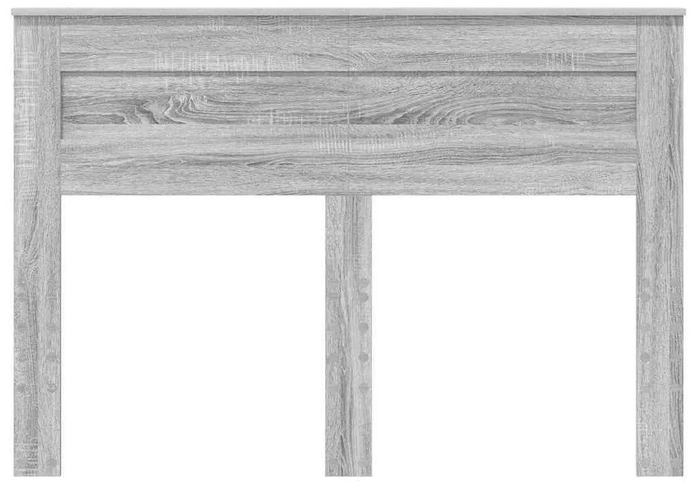 vidaXL Κεφαλάρι με κεφαλάρι Γκρίζο Σονομα 160 cm Επεξεργασμένο ξύλο