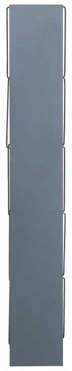 ΒΙΒΛΙΟΘΗΚΗ TARS PAKOWORLD ΓΚΡΙ-ΜΑΥΡΟ 60X24X146.5ΕΚ