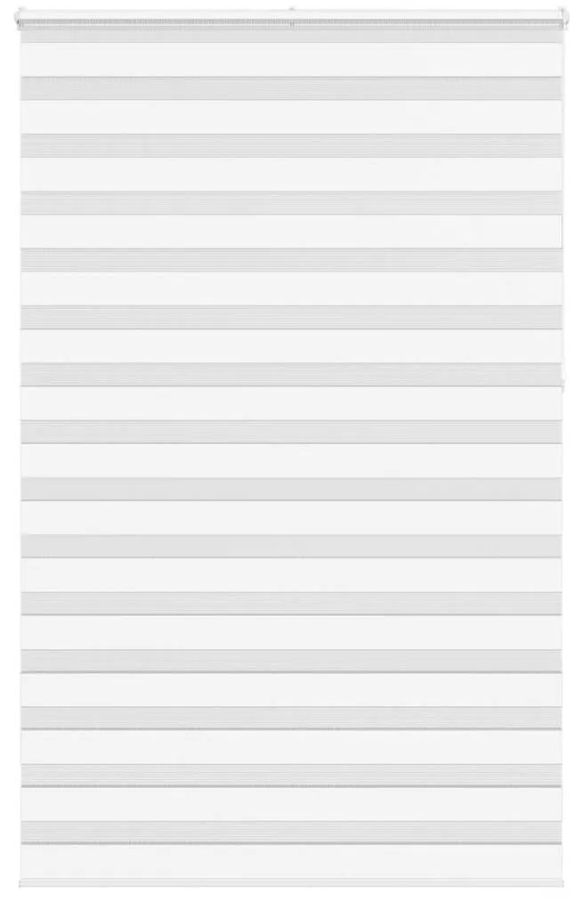 vidaXL Ζέβρα τυφλή Λευκό Πλάτος υφάσματος 135,9 εκ. Πολυεστέρας
