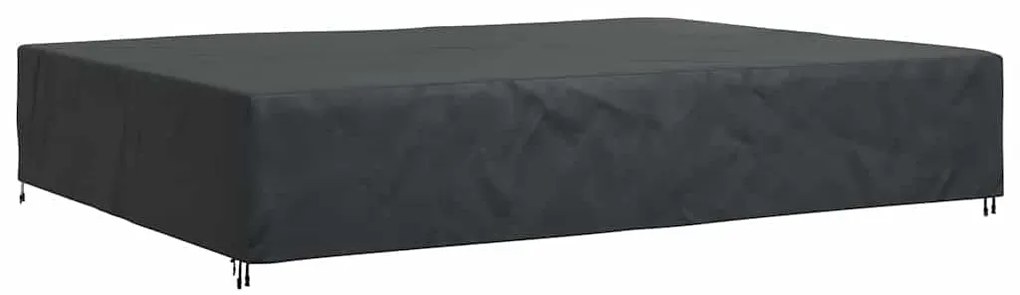 vidaXL Κάλυμμα επίπλων Μονόχρωμο Μαύρο 400 x 300 x 70 cm 420D