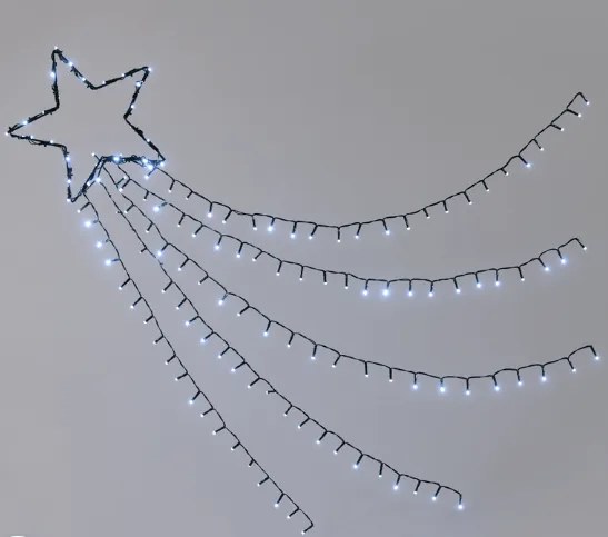 Χριστουγεννιάτικο αστέρι φωτιζόμενο με 150 Led-Cool White