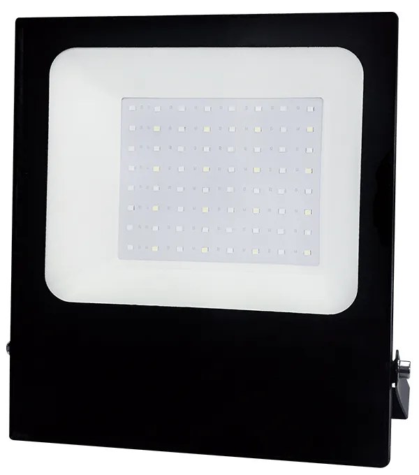 BLACK LED SMD FLOOD LUMINAIRE IP66 50W RGBW 230V  ACA Q50RGBW