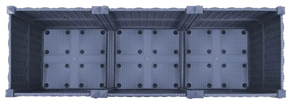 vidaXL Ζαρντινιέρα 120 x 40 x 38 εκ. από Πολυπροπυλένιο