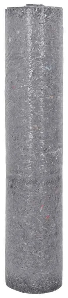 vidaXL Αντιολισθητικό μαλλί ζωγράφου 25 m 220 g/m² Γκρι