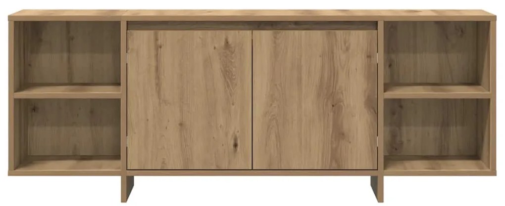vidaXL Έπιπλο Τηλεόρασης Αρτισιανή Δρυς 130x35x50 εκ από Επεξεργ. Ξύλο