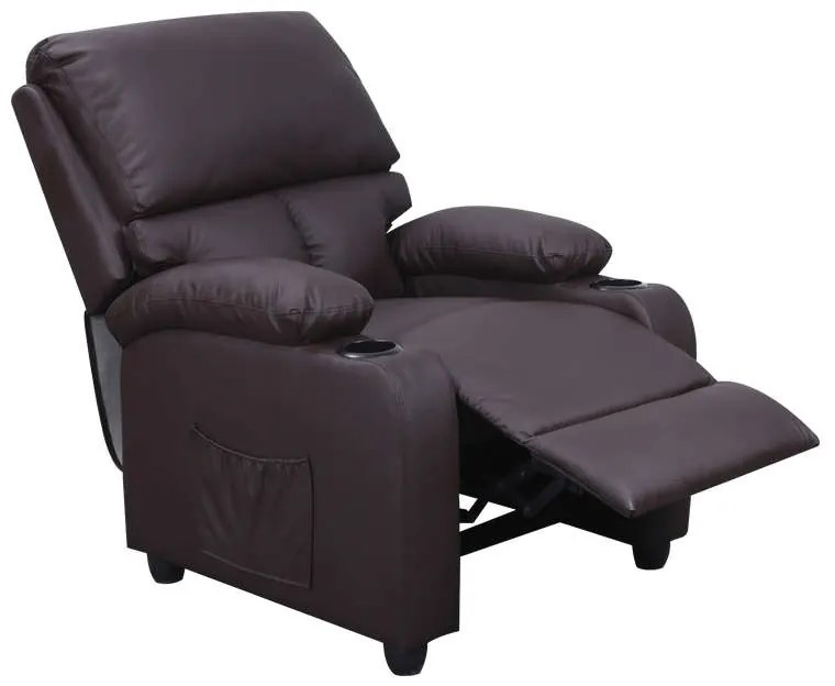 Πολυθρόνα Massage Sunday Καφέ Pu 72Χ89Χ106εκ.