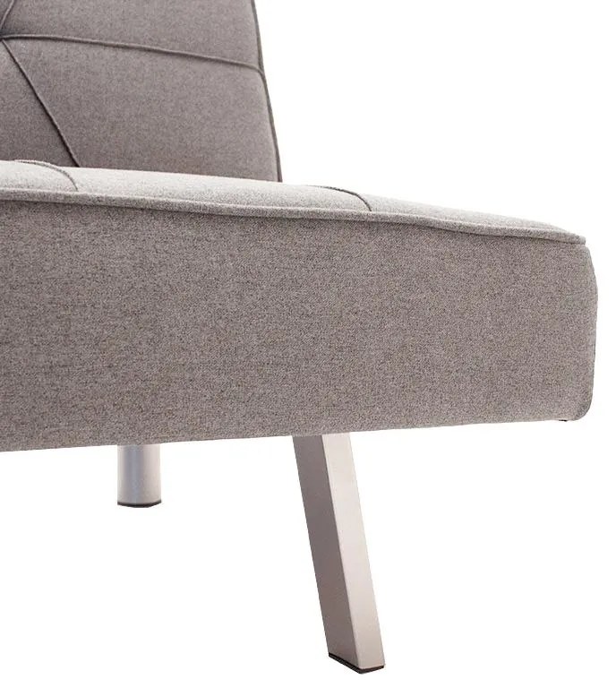Καναπές - Kρεβάτι Travis 3θέσιος Ύφασμα Γκρί 175x83x74 εκ. 175x83x74 εκ.