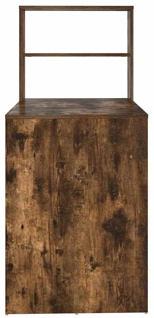 vidaXL Γραφείο Καπνιστό Δρύς 113 x 54 x 120 εκ. Επεξεργασμένο ξύλο