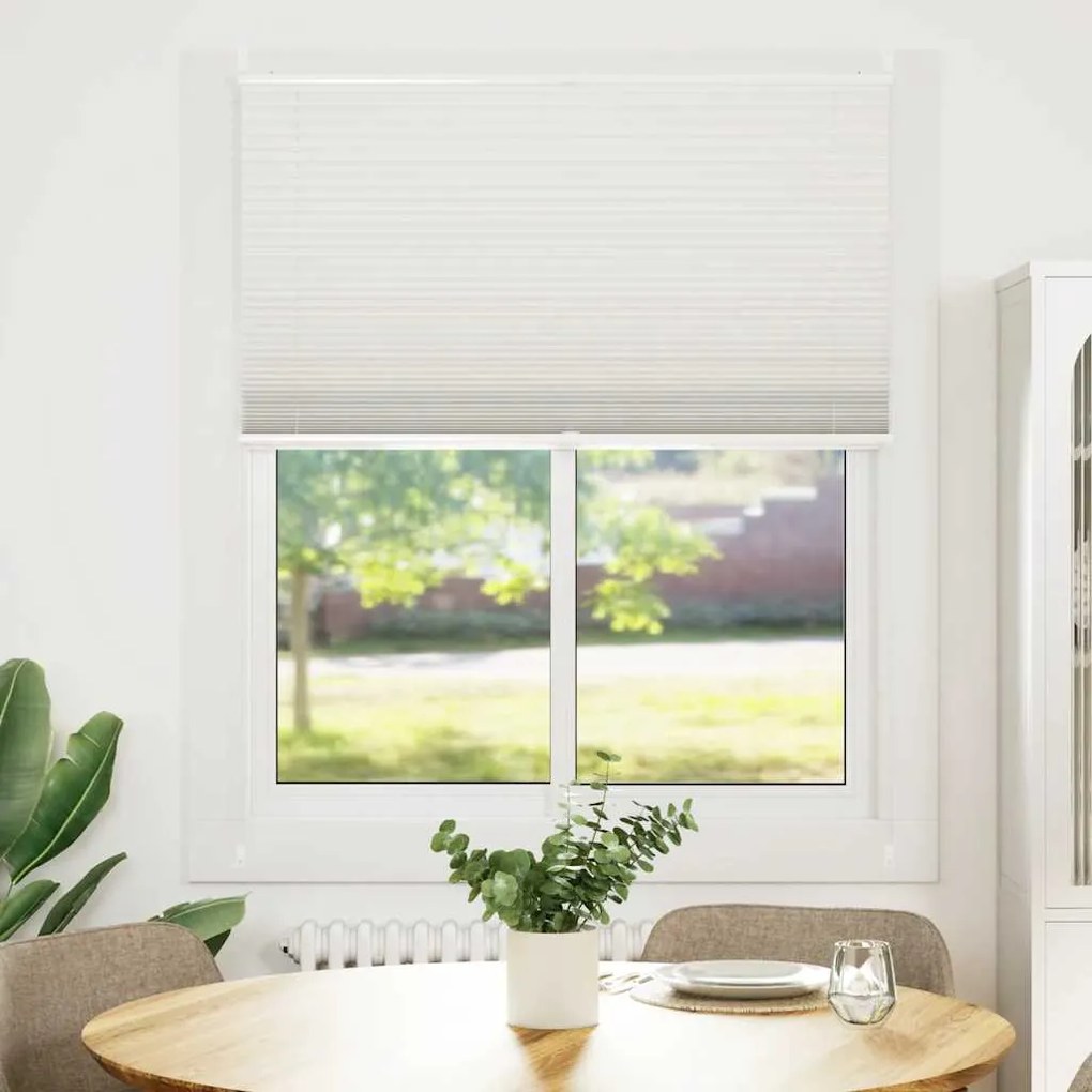 vidaXL Σύστημα Σκίασης Πλισέ Λευκό 110 x 125 εκ.