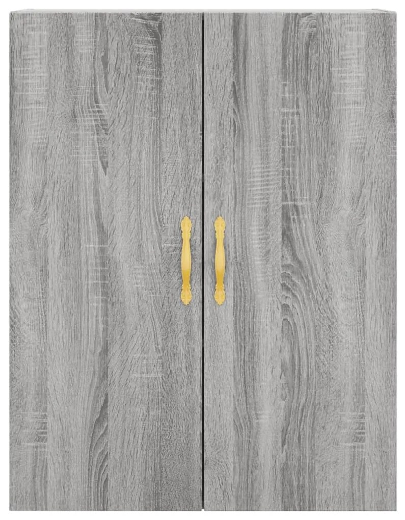 vidaXL Ντουλάπια Τοίχου 2 τεμ. Γκρι Sonoma 69,5 x 34 x 90 εκ.